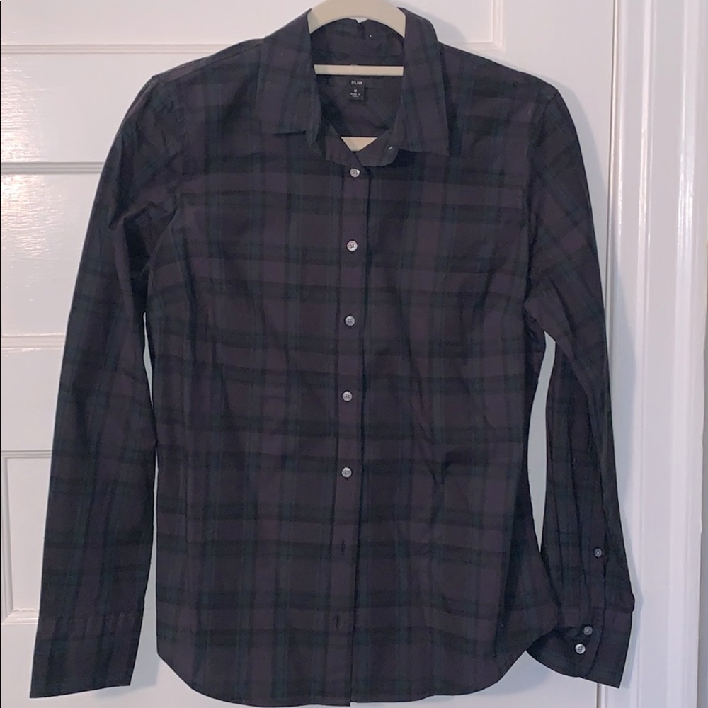Jcrew plaid button down